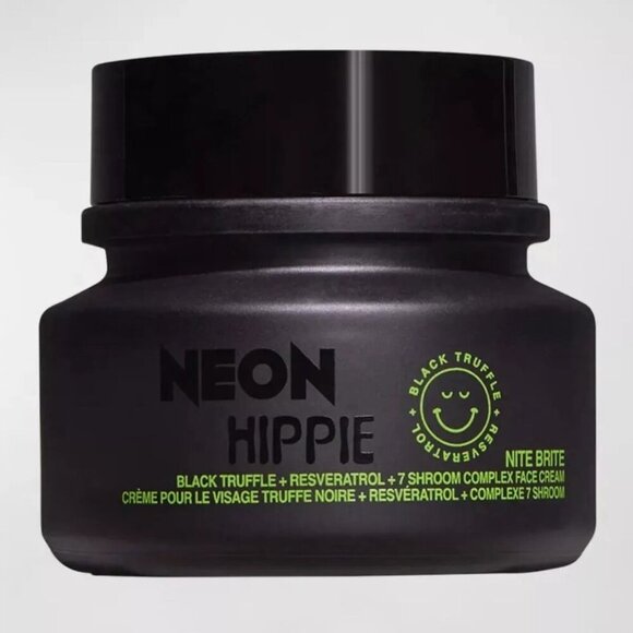 NEON HIPPIE-Nite Brite Night Cream-Black Truffle-1.7fl.oz-50ml-NEW/SEALED IN BOX - Picture 2 of 7